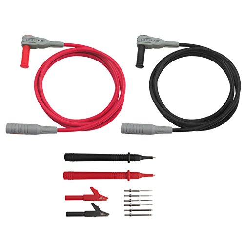 Image of 12-in-1 Super Multimeter Probe Replaceable Probe Clamp Multi Meter Test Lead Kits + Alligator Clips
