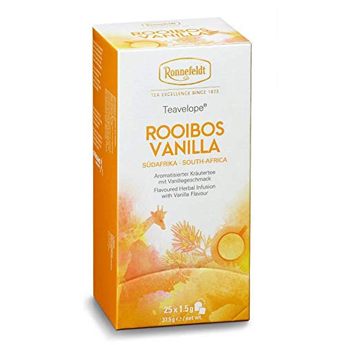 Ronnefeldt Teavelope "Rooibos Vanilla" - Kräutertee mit Vanillegeschmack, 25 Teebeutel, 37,5 g Cover