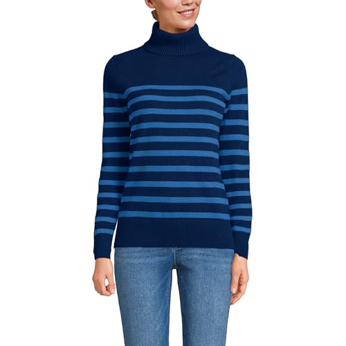 Image of Lands' End Women's Cashmere Turtleneck Sweater