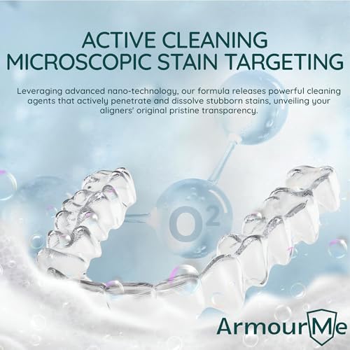 Image of Aligner & Retainer Cleanser Foam | Nano Engineered for Stain-Free Clarity & Deep Clean | Antibacterial Formula for Dentures, Retainers & Aligners | Oral Foam for Retainer Cleaner (100 ML)