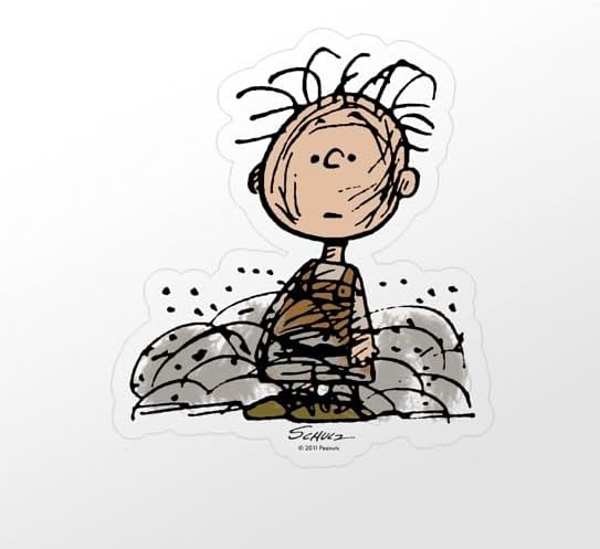 CafePress Pigpen Small Die Cut Sticker, 3"x4" Clear