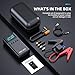 CZKBG 10-in-1 Portable Car Battery Jump Starter with Air Compressor, 6000A 160PSI Portable Car Jumper Starter (All Gas 12L Diesel), 12V Jump Box Car Battery Jump Starter with Jumper Cables, Lights