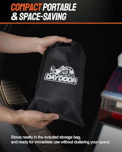 Image of DAYDOOR 68,300 LBS Soft Shackle Recovery Kit, 3 /4 inch x 24 inch (2-Pack) with 7075 Aluminum Snatch Ring, Winch Accessory for Ford F250 /F350, Ram 2500 /3500, Heavy Tractor & Full-Size Trucks(Orange)