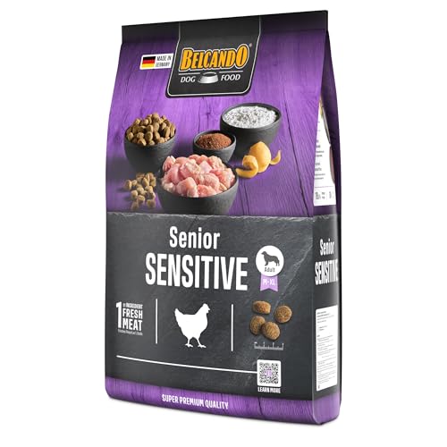 Belcando Senior Sensitive [4 kg] Hundefutter | Trockenfutter für ältere & empfindliche Hunde | Alleinfuttermittel für ältere Hunde Aller Rassen