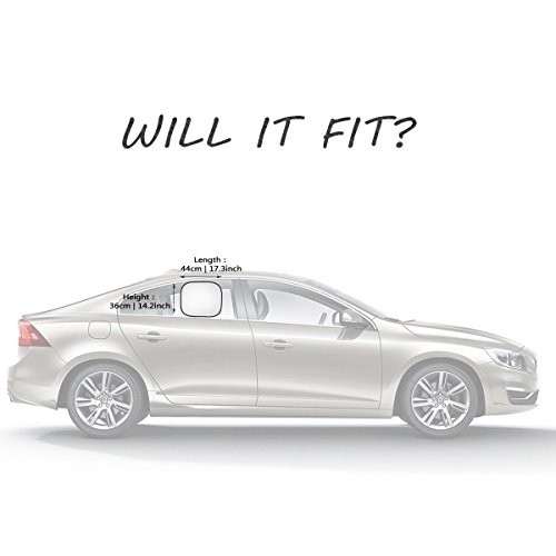 Invool - Parasole per auto, confezione da 2, per