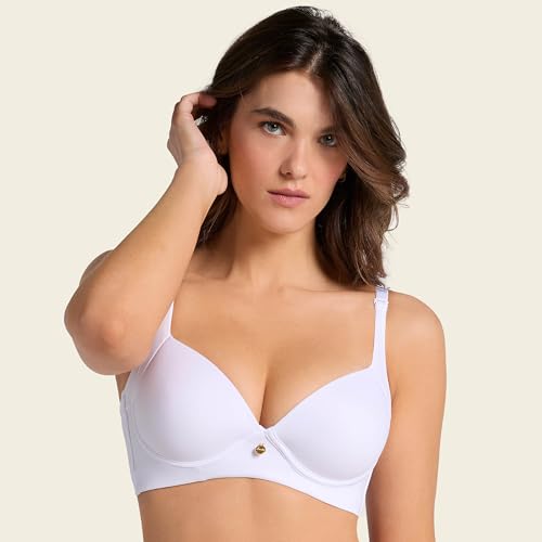 Image of Leonisa High Profile - Back Smoothing Bras for Women, Full Coverage Underwire Bra, Adjustable Hook & Eye Closure