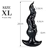 BDSMLOVE 26cm Tentakel Analplug für Frauen Männer,Plugs Sexspielzeug Buttplug Analspielzeuge,Monster Anal Dildo Prostata Stimulation,Anal Toys erotisches Sexspielzeug für Paare (XL) #1