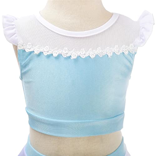 Image of Lito Angels Baby Little Girls Princess Swimming Costume Two-Pieces One Pieces Swimsuit Bathing Suit