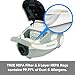 Prolux Phantom Canister PET Vacuum Cleaner, Wessel Werk EBK250 Power Nozzle, Quick Clean, Lightweight, HEPA Filter, Adjustable Suction, Cleans All Surfaces