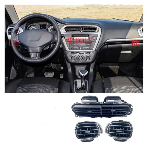 Rejilla de salida central de aire para Peugeot 301 repuesto de ventilación Citroën 2013-2020 LH 2