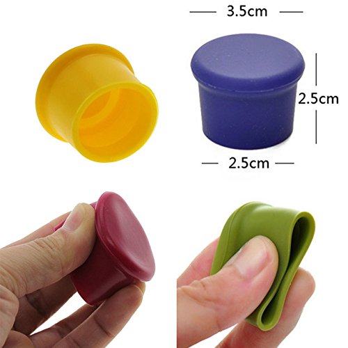 2Pcs Silicone Reusable Vacuum Sealed Champagne Red Wine Bottle Stopper Cap Plug Amazon.in