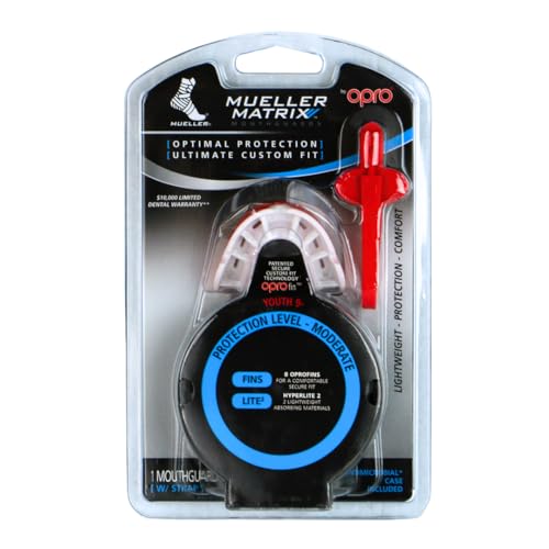 Mueller Matrix Moderate Mouthguard: Youth (Red)