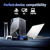 Ediloca EN705 SSD 4TB PCIe Gen4, NVMe M.2 2280, 3D NAND, Up to 5000MB/s, Internal Solid State Drive, Dynamic SLC Cache, Compatible with PS5、Laptops and PC Desktops - Image 7