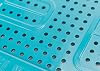 Camco Life is Better at The Campsite RV-Shaped Pot Drainer | Features a Handle for Safe and Easy Draining, an Easy-to-Clean Durable Teal Design, and is Dishwasher Safe (53385) #3