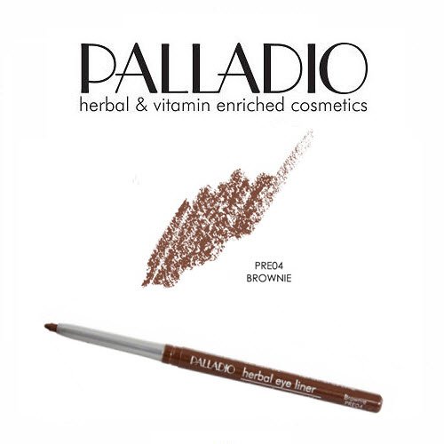 2 Pack Palladio Beauty Retractable Eye Liner Pencil 04 Brownie