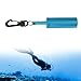 POENVFPO Underwater Shaker, Diving Stick with Clip Underwater Stick Noise Maker Diving Partner Indicator for Diving (Blue)