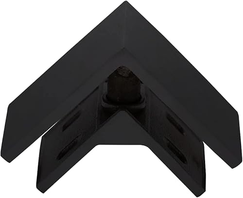 Miniatura 7 de Abrazadera de barandilla de vidrio a vidrio 316 de 90 de acero inoxidable para valla de vidrio de jardín o piscina (acabado de cepillo GC6040S)