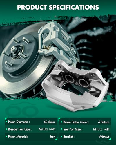 Image of SCITOO - Front Disc Brake Calipers Assembly w /o Bracket For Toyota