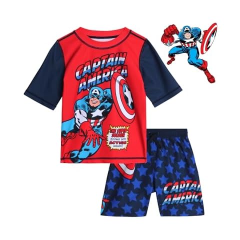 Marvel Avengers Rash Guard Set Cover