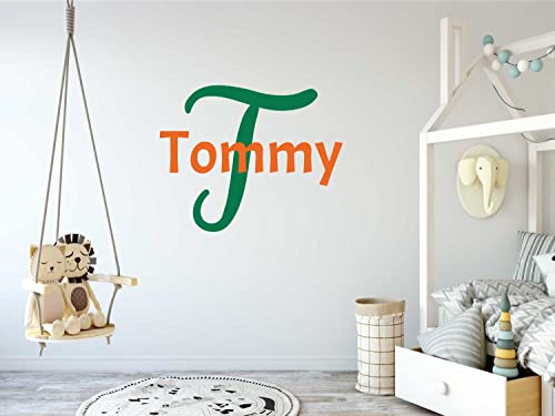 Vinilo decorativo personalizado con nombre para pared