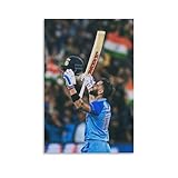 MAXIAN Virat Kohli Cricket Player Poster (25) Picture Print Wall Art Poster Painting Canvas Posters Artworks Gift Idea Room Aesthetic 12x18inch(30x45cm)