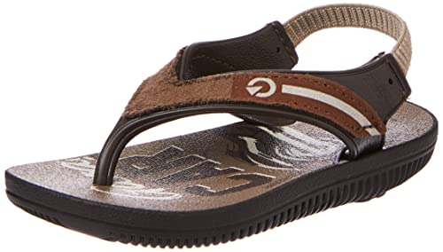 Cartago Mini Dakar Plus Baby, Chinelo Bebê Meninos, MARROM/MARROM/BEGE, 20/21