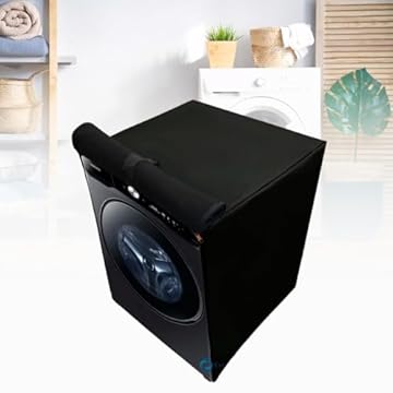 CAPA PARA LAVA E SECA SAMSUNG 13KG WD13T IMPERMEÁVEL (PRETO)