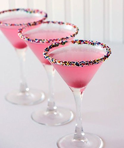 Greenco 3 Tier Bar Glass Rimmer Dish Set for Margarita Drink & Cocktail, Margarita Salt Rimmer, Black - Great For Cocktails Glasses - Bar Accessories, Bartending Supplies - Margarita Party Decorations