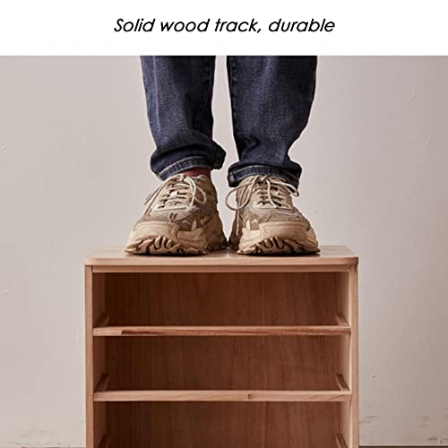 Archivador de madera con cerradura, oficina de 4 cajones para documentos A4, solución segura de almacenamiento de escritorio de varios niveles para suministros de oficina y papelería.