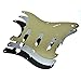 Dopro 8 Hole Aluminum Anodized Vintage Style ST Strat SSS Guitar Pickguard Scratch Plate for American FD Strat Black
