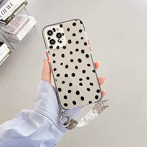 Coque de téléphone pour iPhone 12 mini 7 8 Plus chaîne perle cristal - 3