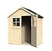 Alpholz Gerätehaus Osterbek aus Fichten-Holz, Gartenhaus mit 14mm Wandstärke, Holzhaus, Geräteschuppen 202 x 131 cm, Satteldach