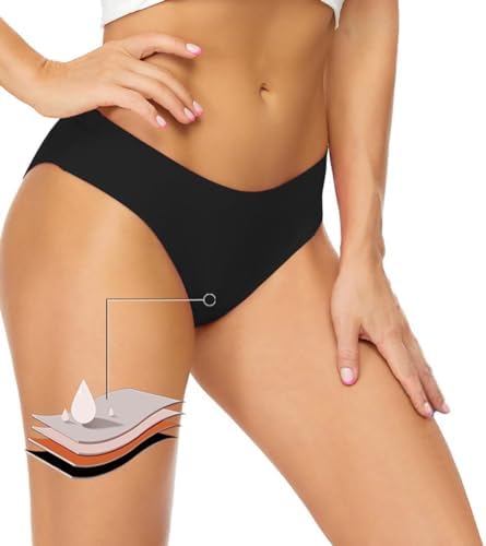 Period Pants for Swimming, Bikini Period Swimwear, Menstrual Leakproof Underwear, Low Waisted Swim Bottoms for Girls Teens Women