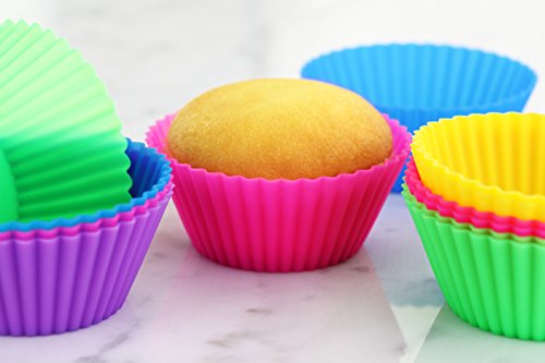 New Star Foodservice 44270 Reusable Silicone Baking Cups And Cupcake Liners, Set Of 24 #TOP7