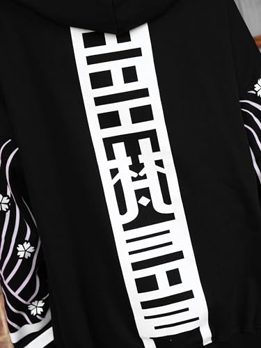 Image of ComicSense.xyz Unisex Tokyo Revengers Anime Oversized Solar Hoodie for Men and Women, Brahman Printed Drop Shoulder Cosplay Anime Hoodies
