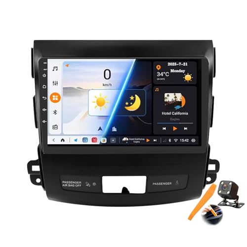Pantalla multimedia 2 DIN con Android 15 para Outlander 2 1