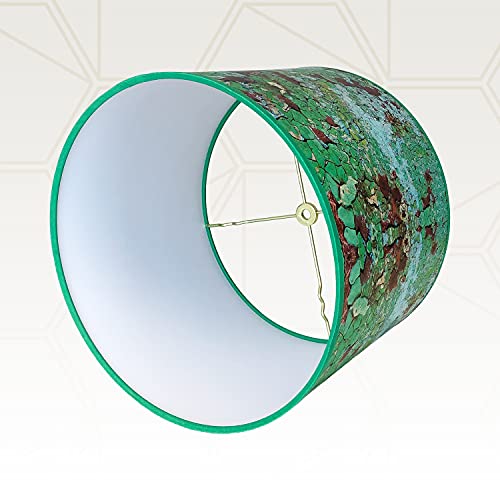 Image of Royal Designs, Inc. Trendy Decorative Handmade Lamp Shade, Made in USA, 10in, HBC-8079-10, Tropical Rust