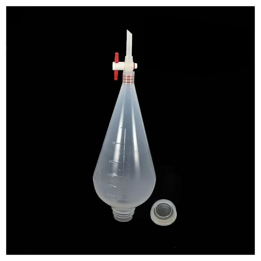 1 sztuka laboratorium 125 ml 250 ml 500 ml 1000 ml formowane tworzywo sztuczne Separatory PP lejek z tłokiem PTFE (1000 ml typ 2)