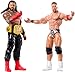 Mattel WWE Main Event Showdown Action Figures 2-Pack with Accessory, Series #21 Roman Reigns vs LA Knight Collectible Set, 6-inch