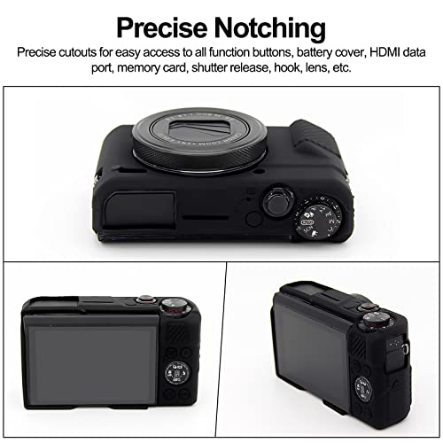 Funda protección silicona para cámara Canon G7X Mark II miniatura 5
