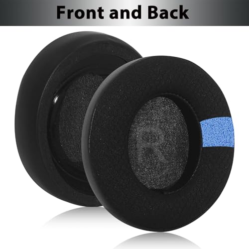 Adhiper Mesh Replacement Ear Pads for Raycon The Everyday Headphones con tela mesh transpirable y espuma de memoria de alta densidad miniatura 6