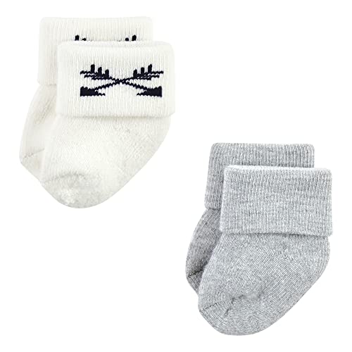 Image of Hudson Baby Baby 8-pack Cotton Rich Newborn and Terry Socks