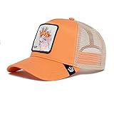 Goorin Bros. The Farm Adjustable Snapback Mesh Trucker Hat, Coral Flirty Bird, One Size