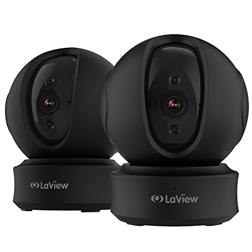 LaView 2 Pack ONE PT Home Security Wi-Fi IP Camera Full HD 1080P