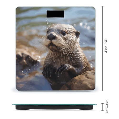 Báscula digital Otter Playing in The Water hasta 180 kg miniatura 2