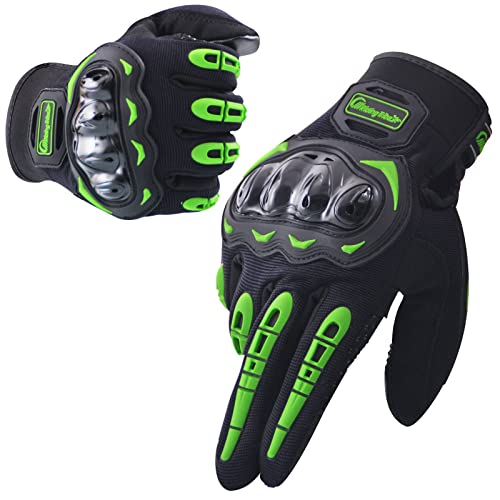 TRABIG Guantes Moto Aprobación CE Verano Tejido Transpirable Pantalla Táctil, a Prueba de Viento, Guantes Bicicleta Montaña Paramanos Anticolisión para Hombres Mujeres, Guantes Ciclismo Anti-Impacto