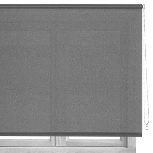 LOLAhome Estor Enrollable de Tela (160 x 180 cm, Gris)