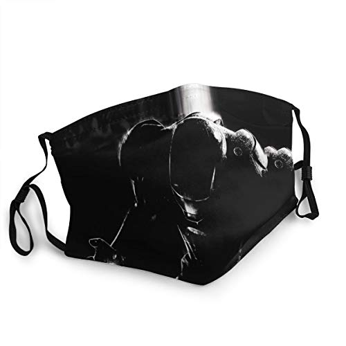 Adult Men Women Iron Outdoor Face Cloth Mask Adjustable Protection Bandana Balaclava Neck Gaiter