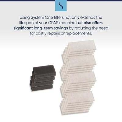 Snugell CPAP Filters Kit - Compatible with Philips System One M-Series - Includes 4 Reusable & 26 Disposable - One-Year Supply for Travel & Home - Optimal Air Filtration