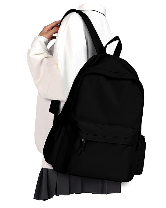 Image of College Bag for Girls Boys Man Women | 15.6 inch Laptop Trendy School Backpack Bags for Men Office Use with Anti Theft Pocket & Small Pockets Inside